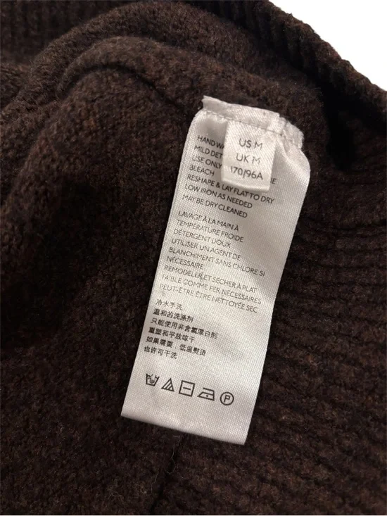 Free People Echo Beach Pullover Sweater in Brown Size Medium - Picture 8 of 9